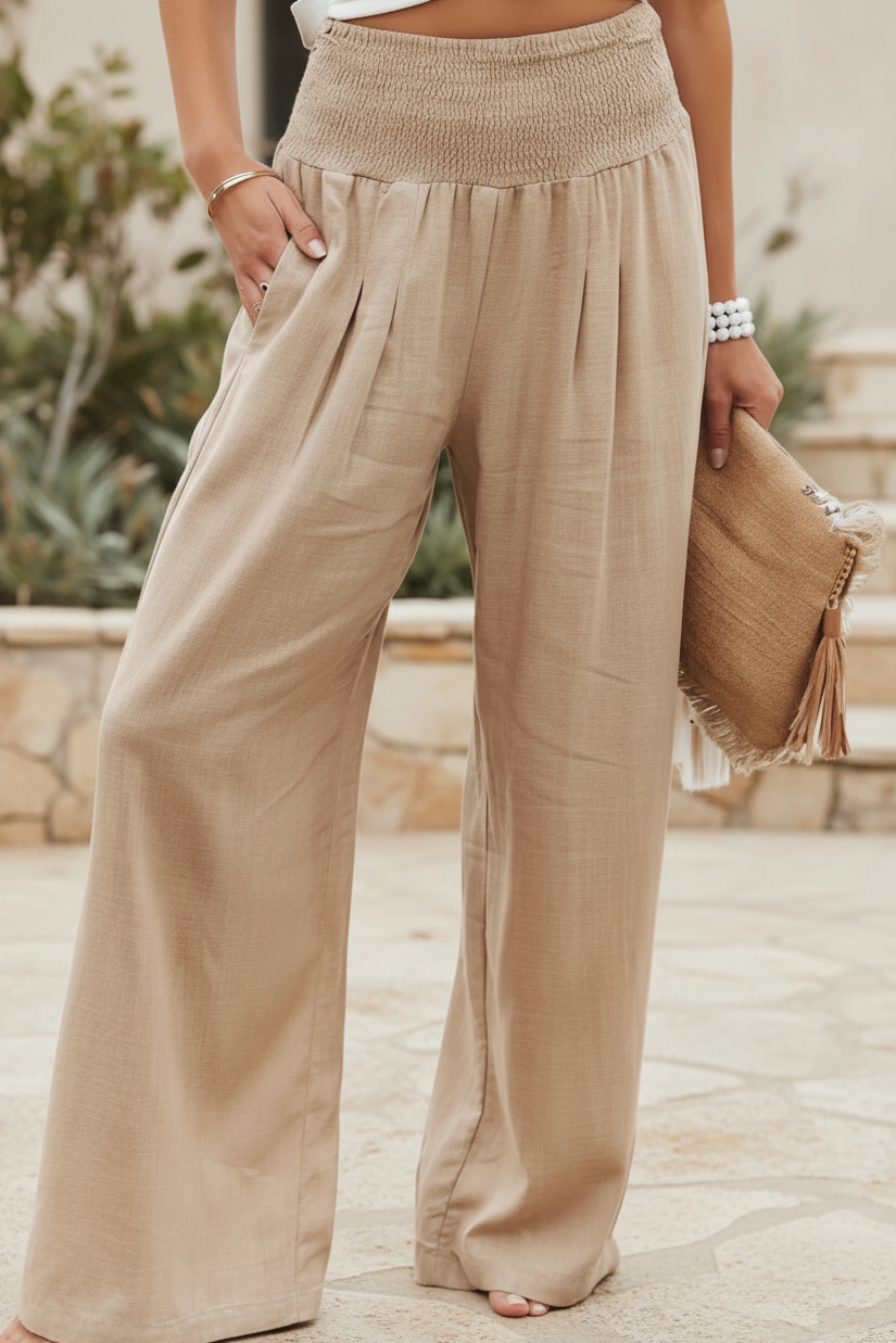 SELIMA - BEACH WIDE-LEG PANTS