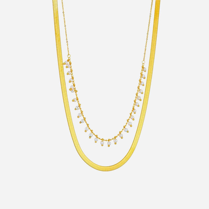 Marizanne | Luxe Snake Choker & Pearl Jewelry Set